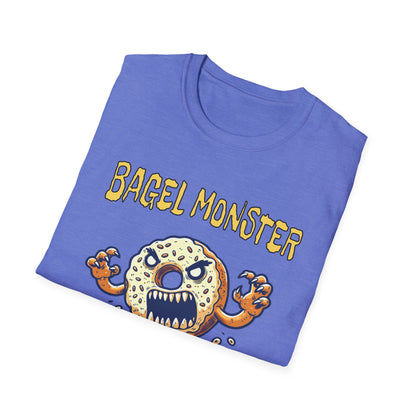 Bagel Monster Shirt Funny Food Tee Beast of the Yeast Bakery Humor Graphic T-Shirt