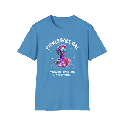 Funny Pickleball Shirt for Women, You Won't Catch Me in the Kitchen Tee, Pickleball Gal Shirt, Gift for Women Who Play Pickleball, Pickleball Humor Shirt