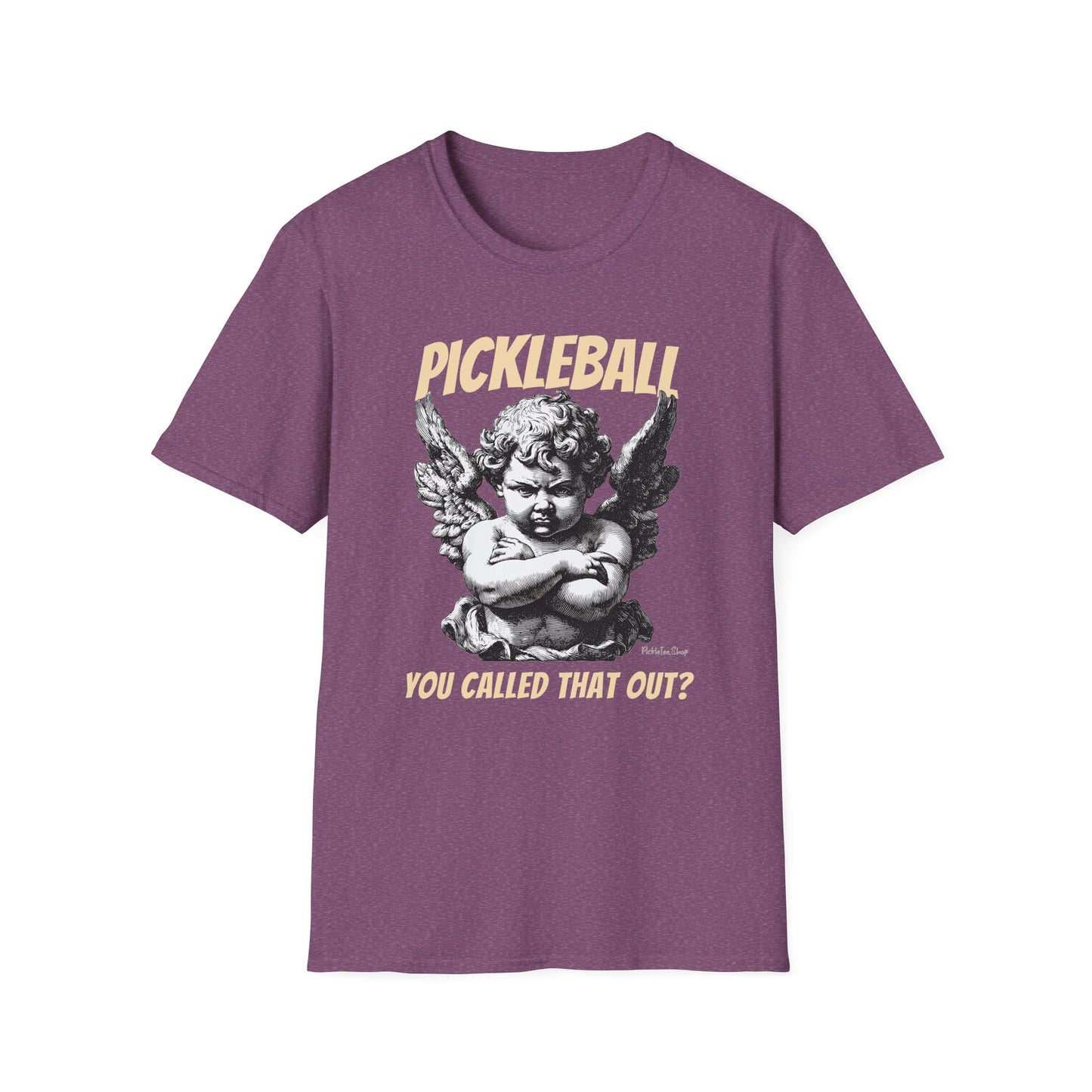 You called that out? | PickleTee Angry Cherub Tee