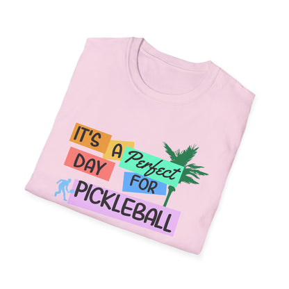 It’s a Perfect Day for Pickleball Shirt – Funny Pickleball Tee – Pickleball Player Gift – Pickleball Lover Shirt – Pickleball Court Humor
