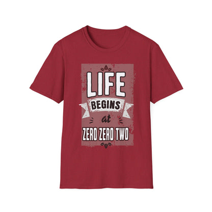 Life Begins at Zero Zero Two Pickleball Shirt | Funny Pickleball Scoring Tee | Gift for Pickleball Player | League & Tournament Shirt