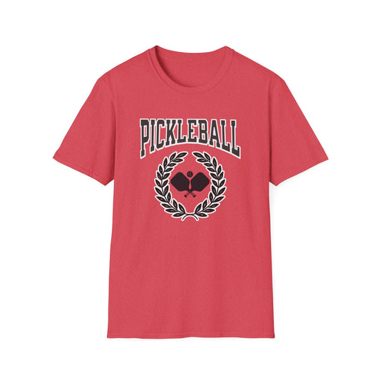 Pickleball with wreath.  Pickleball Tee.