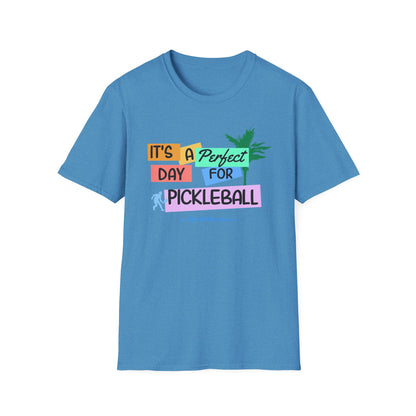 It’s a Perfect Day for Pickleball Shirt – Funny Pickleball Tee – Pickleball Player Gift – Pickleball Lover Shirt – Pickleball Court Humor