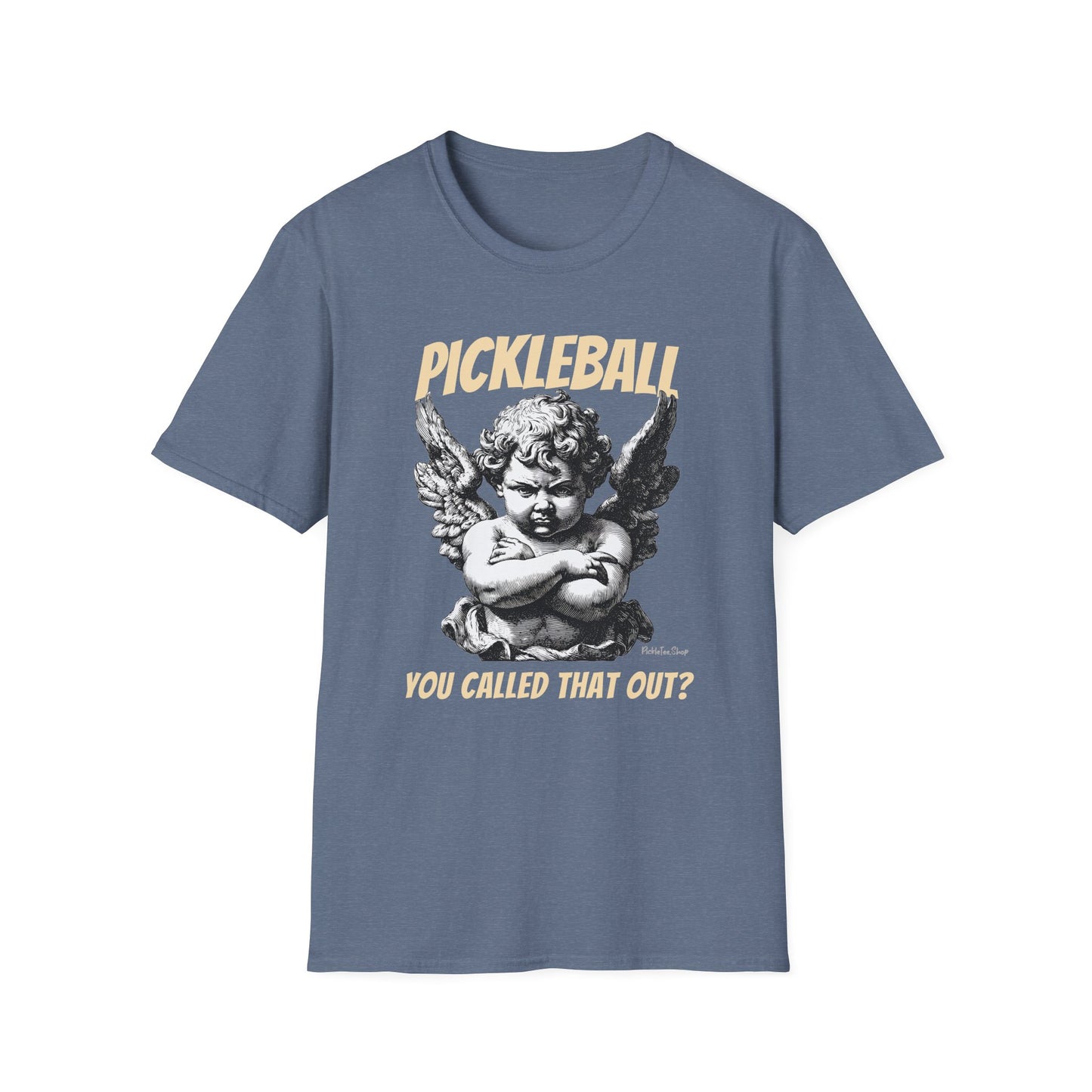 You called that out? | PickleTee Angry Cherub Tee