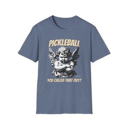 You called that out? | PickleTee Angry Cherub Tee