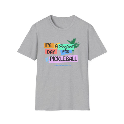 It’s a Perfect Day for Pickleball Shirt – Funny Pickleball Tee – Pickleball Player Gift – Pickleball Lover Shirt – Pickleball Court Humor