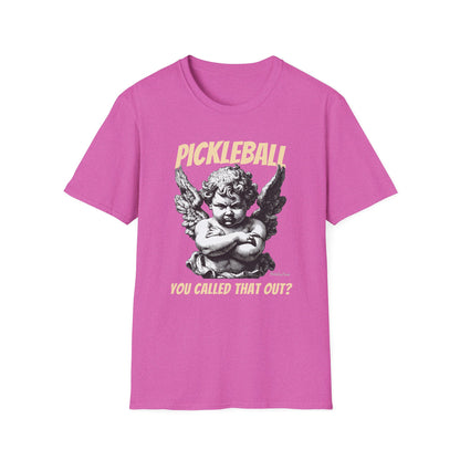 You called that out? | PickleTee Angry Cherub Tee