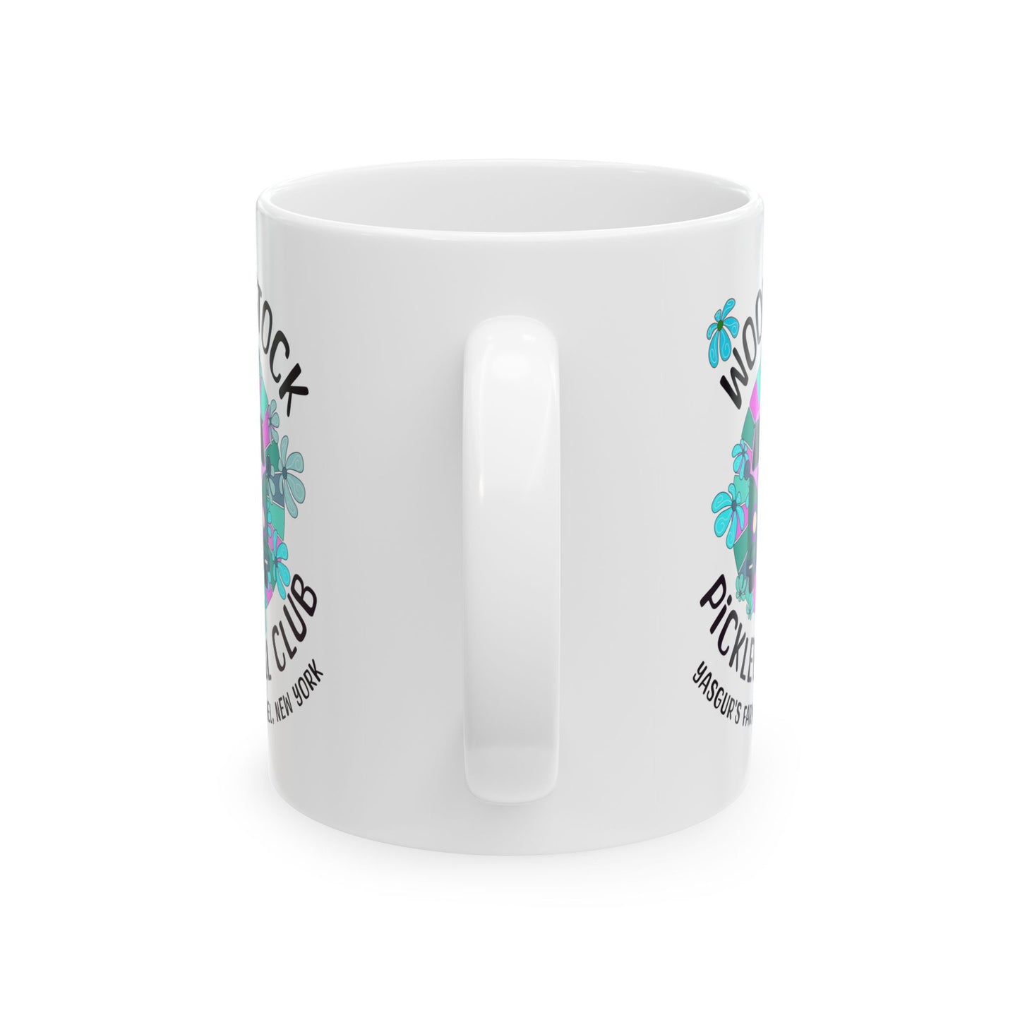 Funny Pickleball Coffee Mug – Woodstock Pickleball Club – Pickleball Player Gift