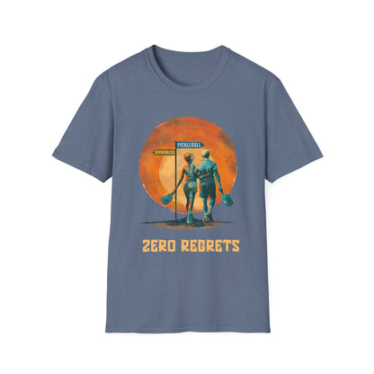 Zero Regrets Couples Pickleball Shirt — Pickleball Over Responsibilities