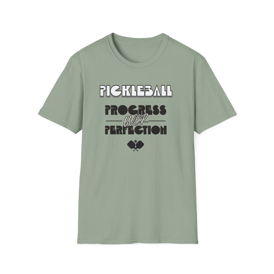 Progress over Perfection.  Pickleball Tee.
