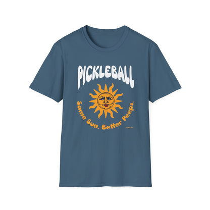 Same Sun. Better Peeps. Pickleball T-Shirt – Funny Pickleball Tee for Players Who Love the Community
