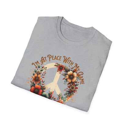 I'm At Peace With My Game. Pickleball Tee.