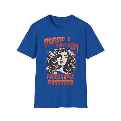 Stressed & Can't Rest.  Pickleball Tee.