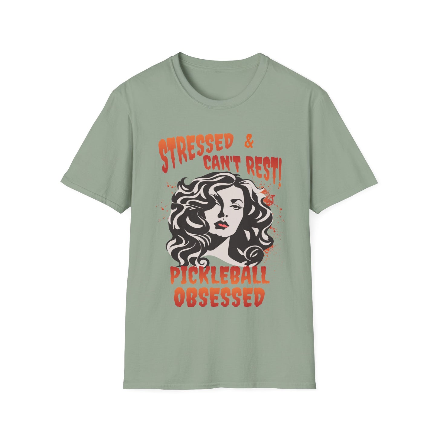 Stressed & Can't Rest.  Pickleball Tee.
