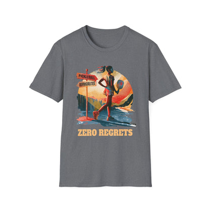 Zero Regrets Pickleball Shirt for Women — Funny Pickleball Gift — Women's Pickleball Tee