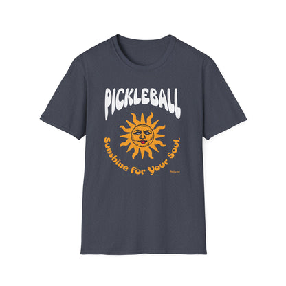 Pickleball Sunshine Shirt – Funny Pickleball Tee with Vintage Sun Graphic