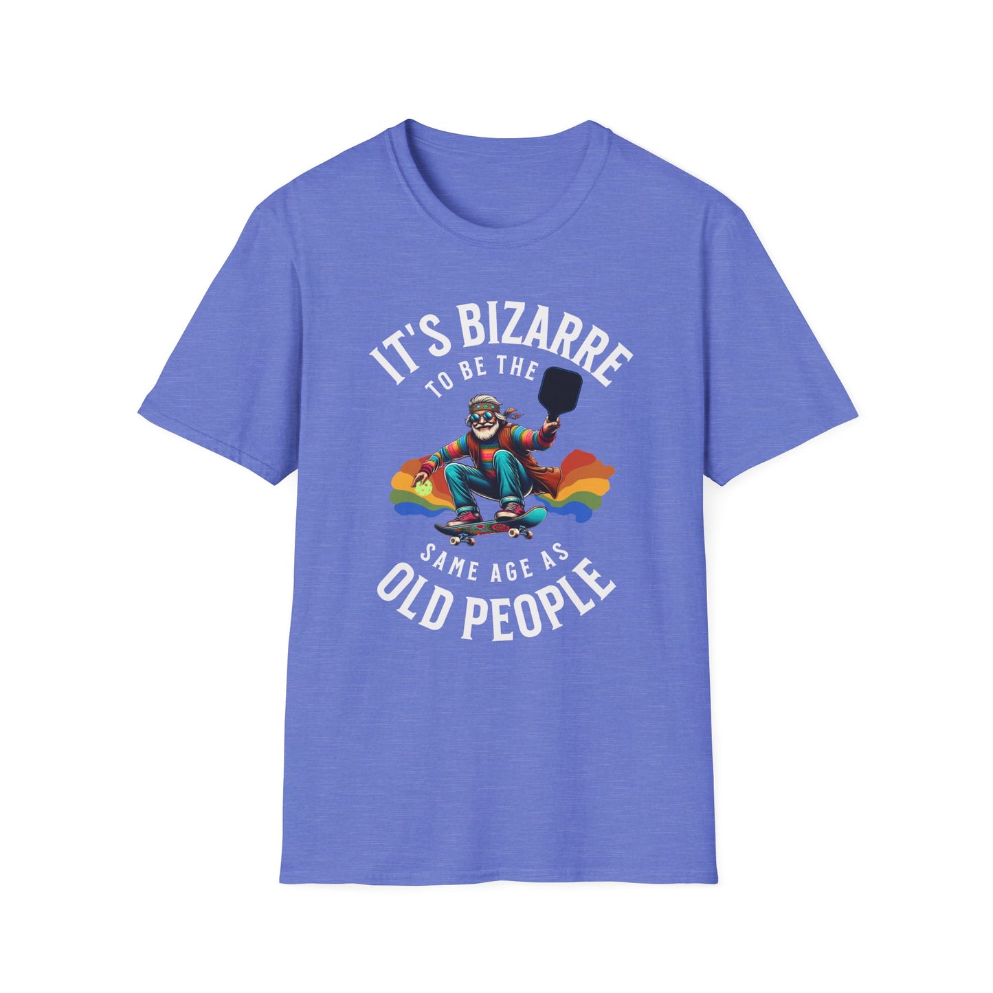 It’s Bizarre to Be the Same Age as Old People Shirt – Funny Pickleball Tee – Retro Pickleball Humor Shirt – Pickleball Player Gift – Senior Humor Shirt