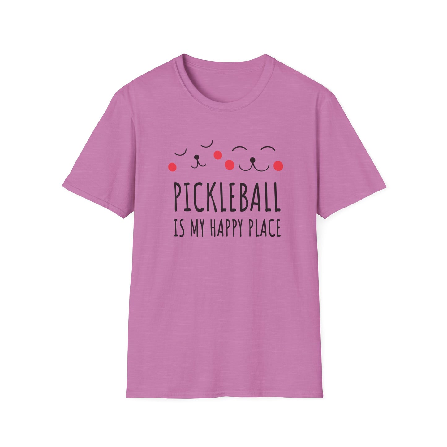 Pickleball Is My Happy Place Shirt – Cute Pickleball Tee for Women