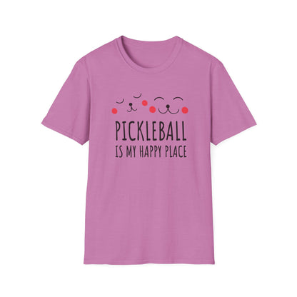 Pickleball Is My Happy Place Shirt – Cute Pickleball Tee for Women