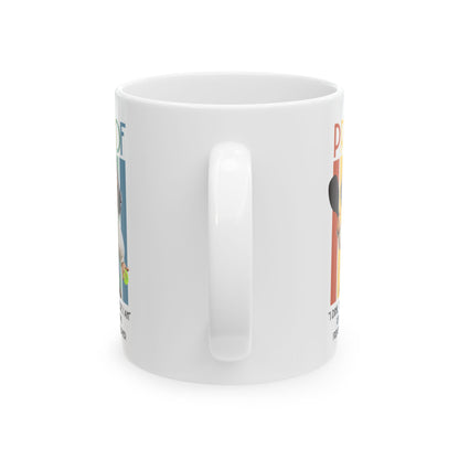 Funny Pickleball Coffee Mug. Proof: I Dink Therefore I am. Pickleball Player Gift