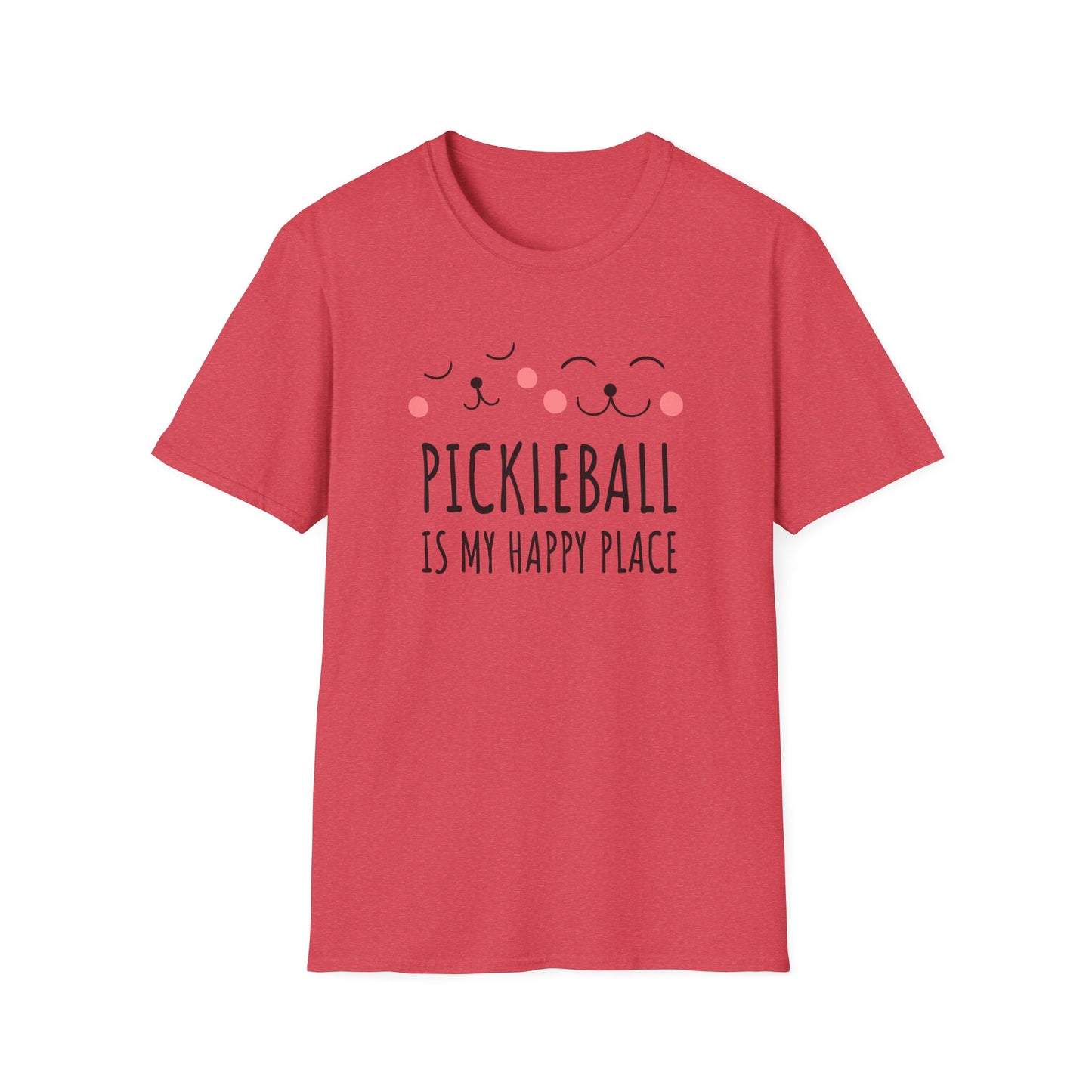 Pickleball Is My Happy Place Shirt – Cute Pickleball Tee for Women