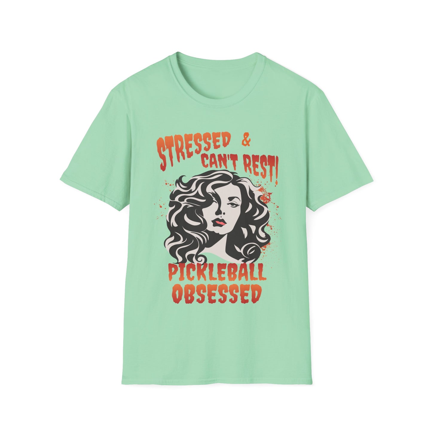Stressed & Can't Rest.  Pickleball Tee.