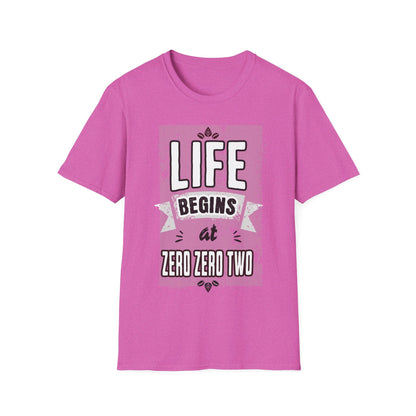 Life Begins at Zero Zero Two Pickleball Shirt | Funny Pickleball Scoring Tee | Gift for Pickleball Player | League & Tournament Shirt