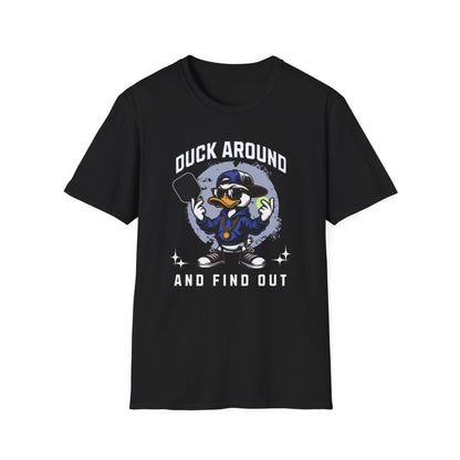 Funny Pickleball Shirt. Duck Around and Find Out. Pickleball Humor Tee.  Pickleball Player Gift.  Pickleball Paddle Shirt. Pickleball Lover T-Shirt