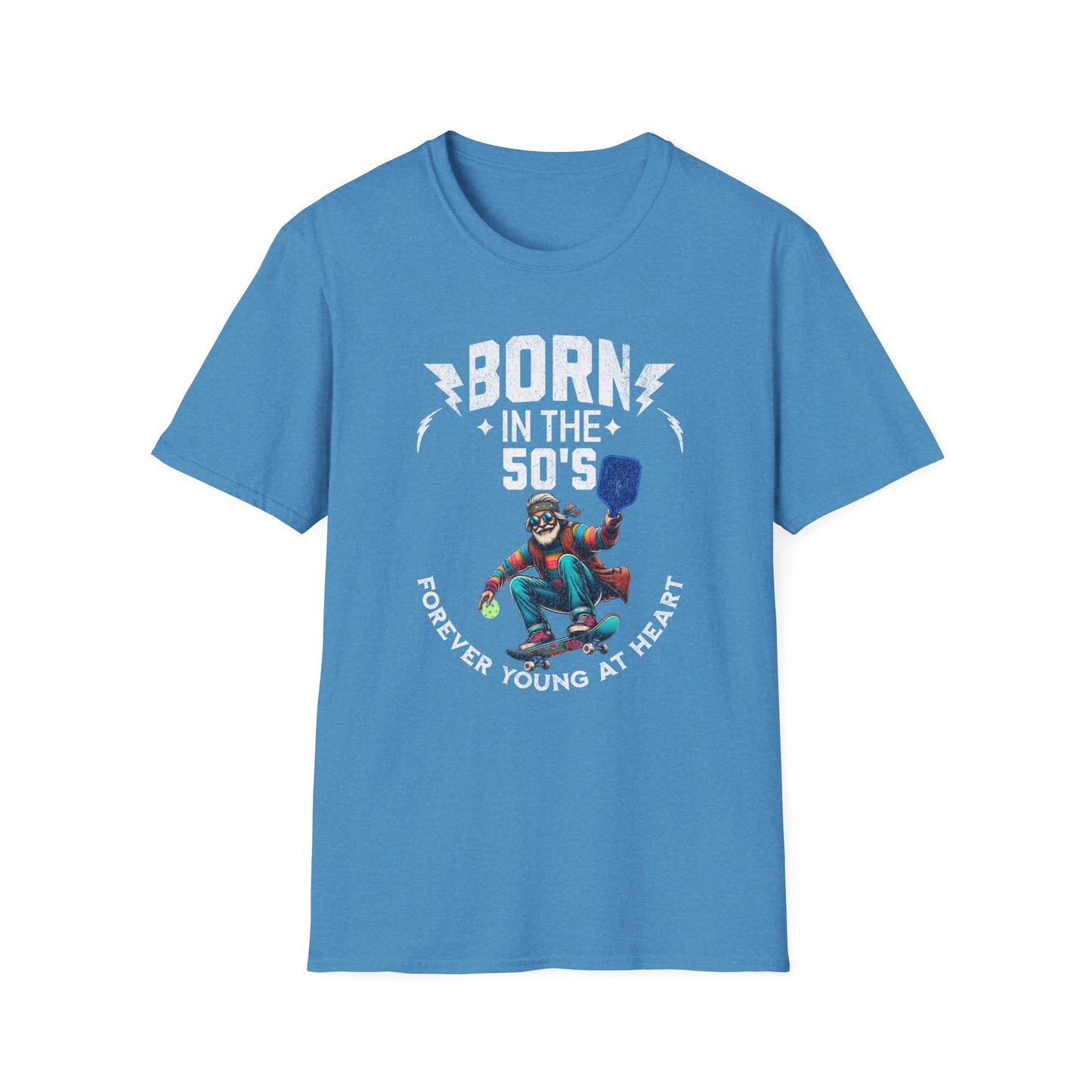 Born in the 50s Pickleball Shirt – Funny Retro Pickleball Tee – Senior Pickleball Player Gift – Vintage Pickleball Humor Shirt – Pickleball Grandpa Gift