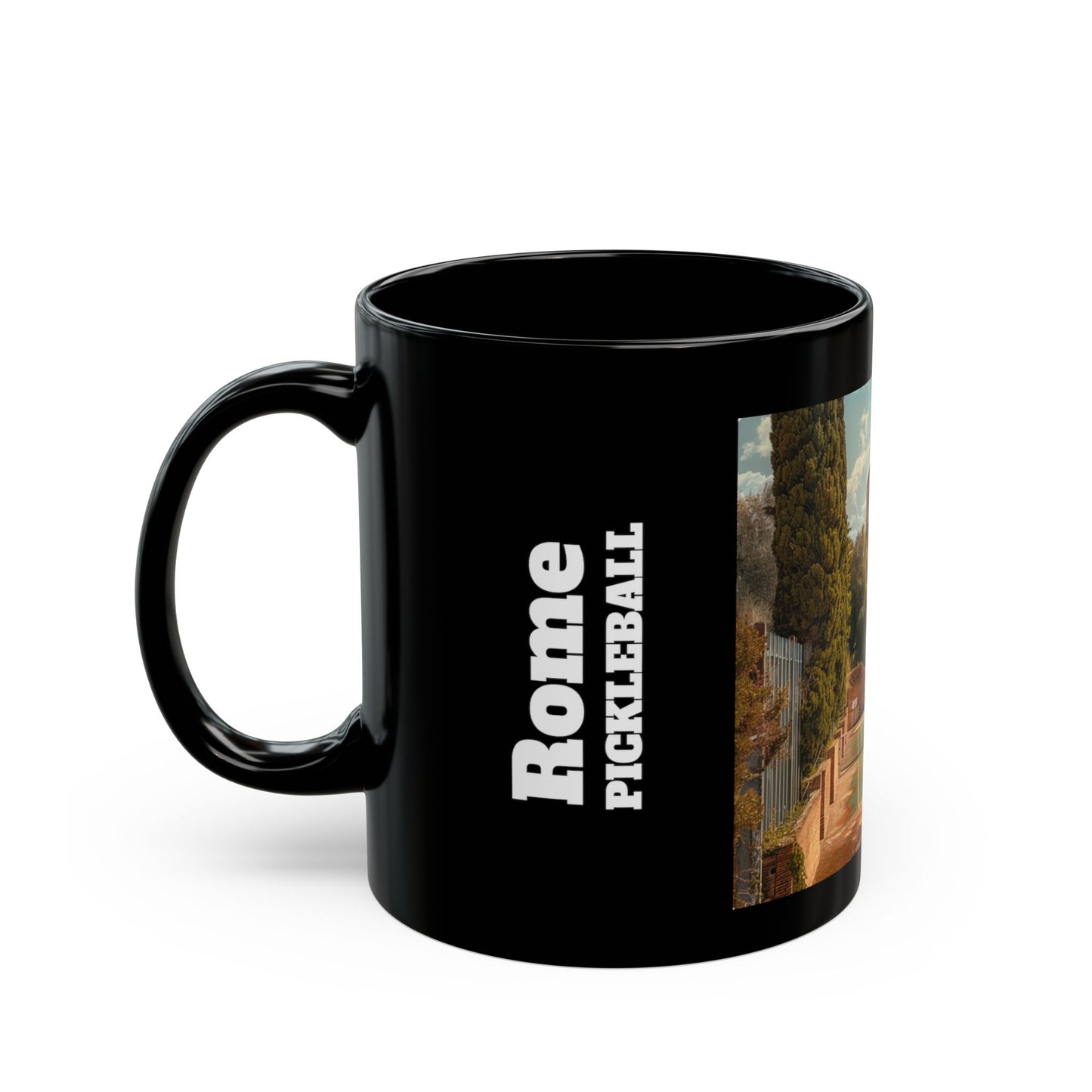 Pickleball Gifts — Rome Dream Court Mug, Colosseum & Eternal City