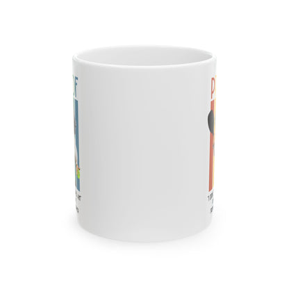 Funny Pickleball Coffee Mug. Proof: I Dink Therefore I am. Pickleball Player Gift