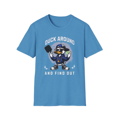 Funny Pickleball Shirt. Duck Around and Find Out. Pickleball Humor Tee.  Pickleball Player Gift.  Pickleball Paddle Shirt. Pickleball Lover T-Shirt