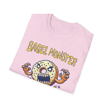 Bagel Monster Shirt Funny Food Tee Beast of the Yeast Bakery Humor Graphic T-Shirt