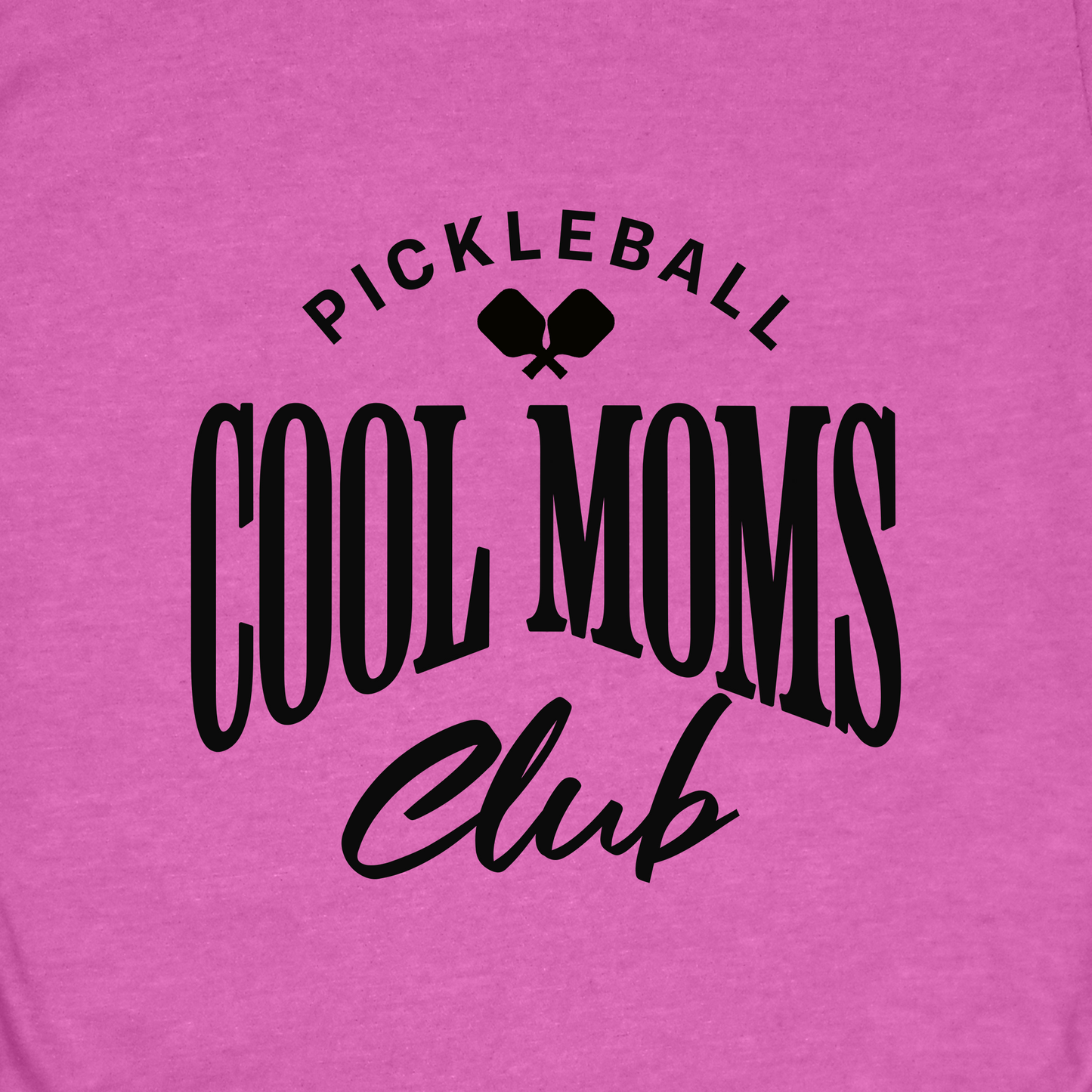 Cool Moms Club Pickleball Shirt – Funny Pickleball Tee for Moms, Mother's Day Pickleball Gift