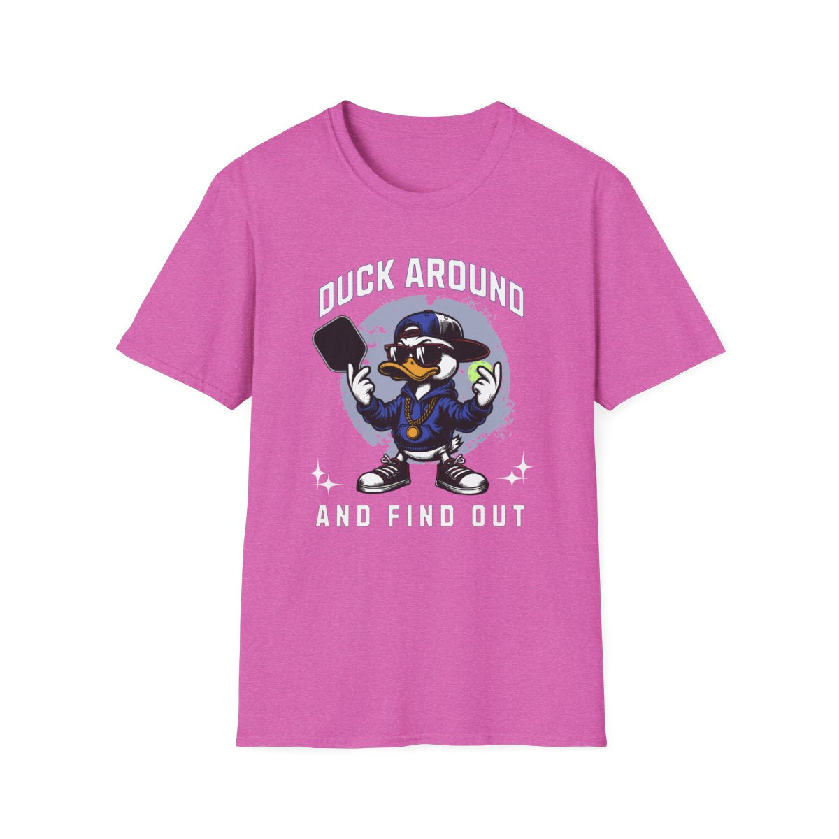Funny Pickleball Shirt. Duck Around and Find Out. Pickleball Humor Tee.  Pickleball Player Gift.  Pickleball Paddle Shirt. Pickleball Lover T-Shirt
