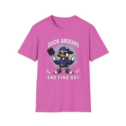 Funny Pickleball Shirt. Duck Around and Find Out. Pickleball Humor Tee.  Pickleball Player Gift.  Pickleball Paddle Shirt. Pickleball Lover T-Shirt