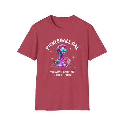 Funny Pickleball Shirt for Women, You Won't Catch Me in the Kitchen Tee, Pickleball Gal Shirt, Gift for Women Who Play Pickleball, Pickleball Humor Shirt