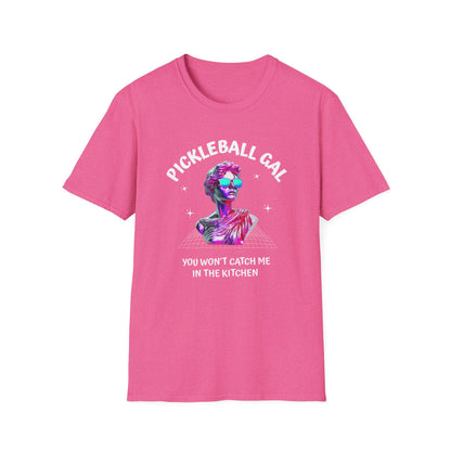 Funny Pickleball Shirt for Women, You Won't Catch Me in the Kitchen Tee, Pickleball Gal Shirt, Gift for Women Who Play Pickleball, Pickleball Humor Shirt