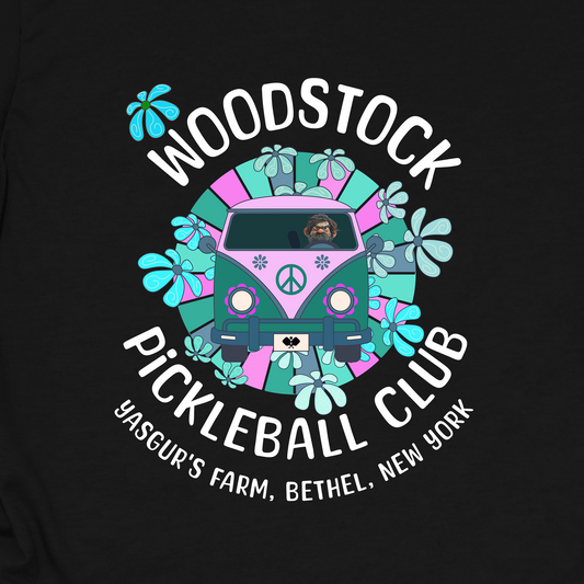 Woodstock Pickleball Club Shirt | Retro Festival Pickleball Tee | Funny Pickleball Gift | Pickleball Apparel