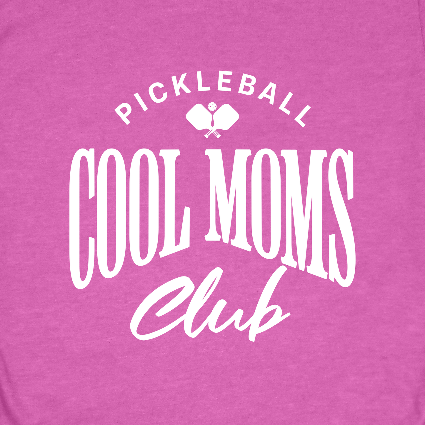 Cool Moms Club Pickleball Shirt – Funny Pickleball Tee for Dads, Father's Day Pickleball Gift
