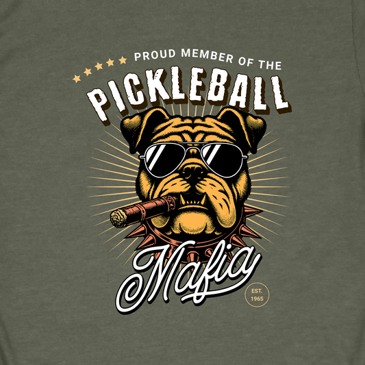 Pickleball Mafia Shirt – Funny Pickleball Tee Proud Member Design