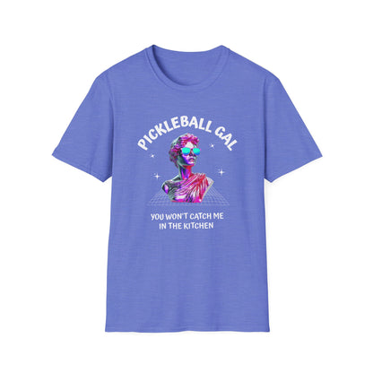 Funny Pickleball Shirt for Women, You Won't Catch Me in the Kitchen Tee, Pickleball Gal Shirt, Gift for Women Who Play Pickleball, Pickleball Humor Shirt
