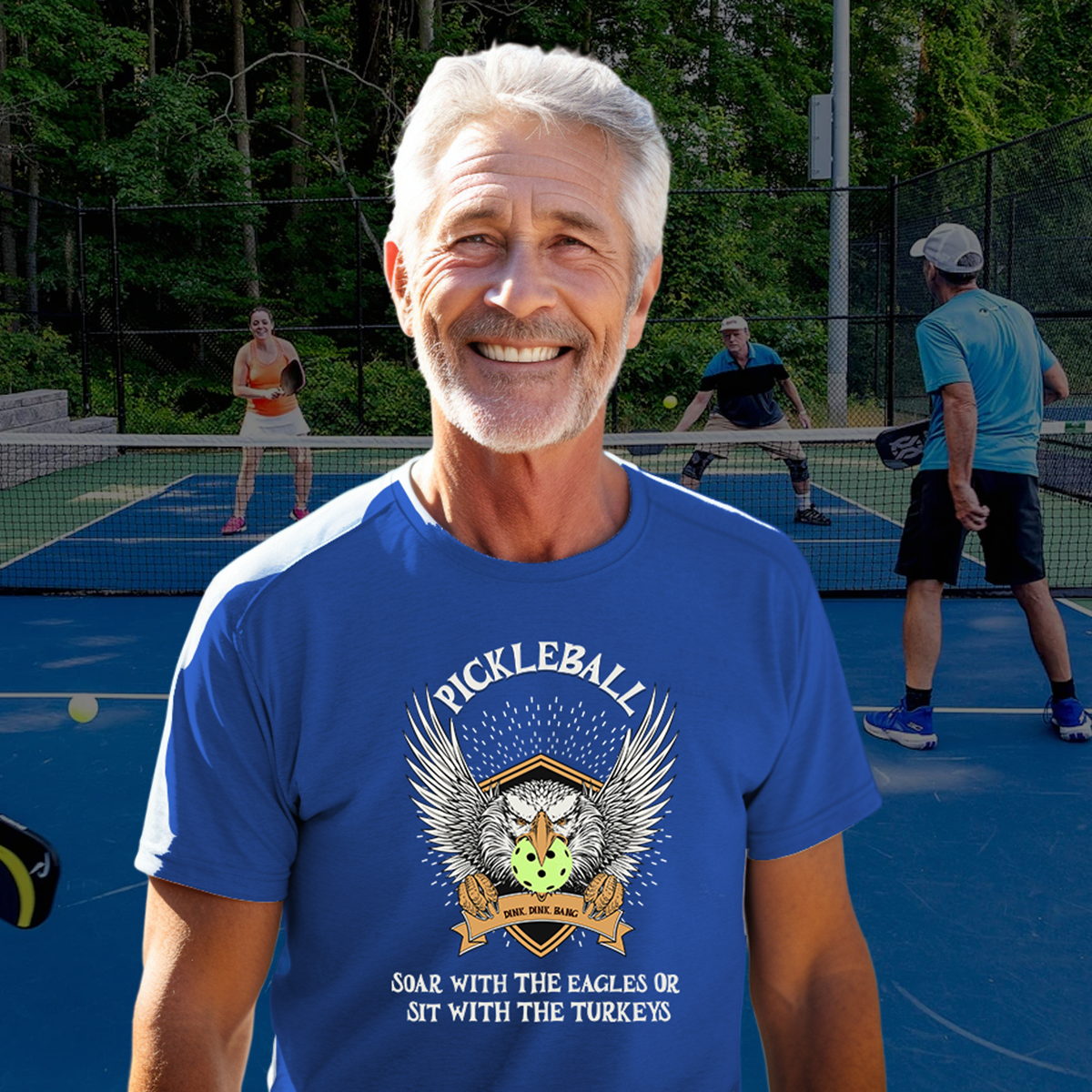 Pickleball Soar with the Eagles Shirt – Soar With Eagles or Sit With Turkeys